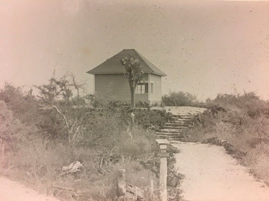 My house at the beach in the 1960s